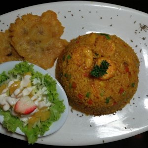 Arroz con camarón