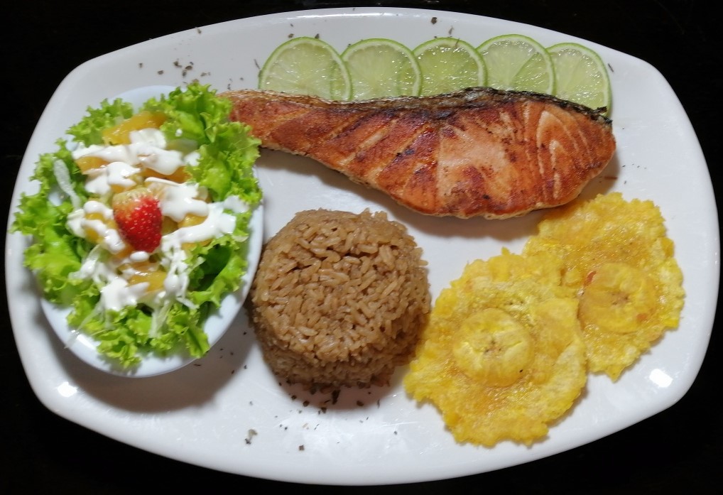 Salmón asado